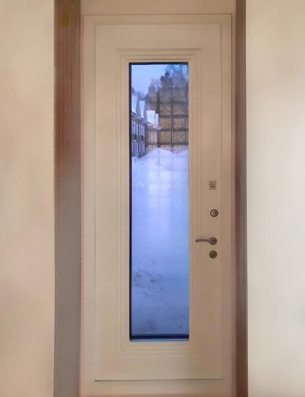Остекленная дверь, фото с объекта Остекленная дверь, фото с объекта