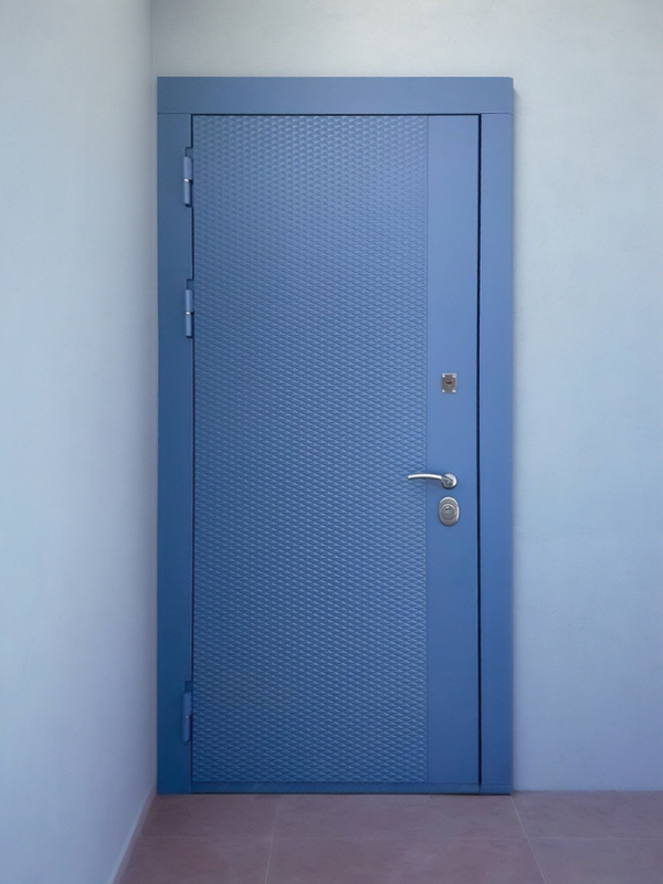 Синяя входная дверь Синяя входная дверь