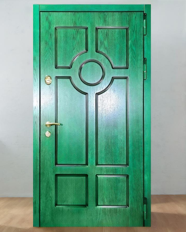 Дверь зеленого цвета Дверь зеленого цвета