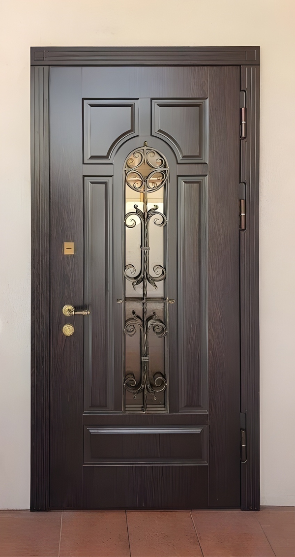 Дверь с терморазрывом и МДФ Дверь с терморазрывом и МДФ